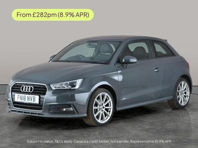 Usado Audi A1 S-Line 95 HP (69 kW) 2018 Cinzento Citadino