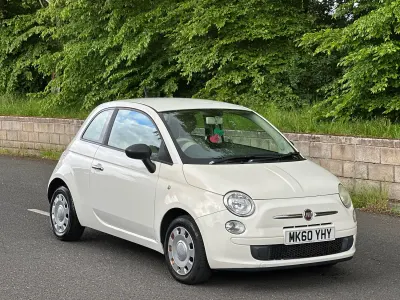 Used Fiat 500 Pop 69 HP (50 kW) 2010 White Hatchback