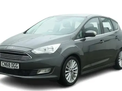 Begagnad Ford C-MAX Titanium 125 HK (91 kW) 2018 Grå Minibuss