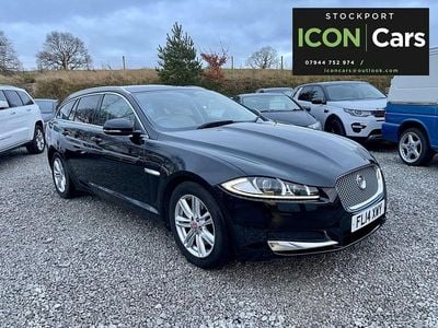 Black Used 2014 Jaguar XF Luxury Estate | £5,599 (Good price)