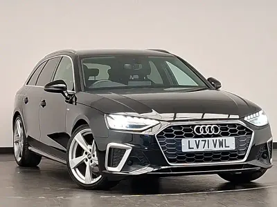 Used Audi A4 S-Line 163 HP (119 kW) 2021 Black Estate
