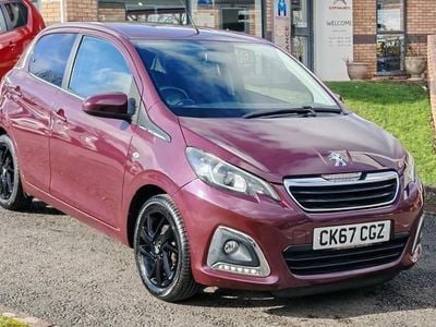 Used Peugeot 108 Allure 82 HP (60 kW) 2017 Mauve/purple Hatchback