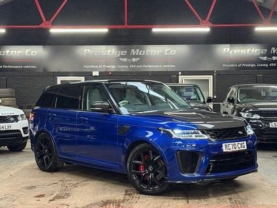 Second-hand Land Rover Range Rover Sport SVR 575 CP (422 kW) 2020 Albastru SUV