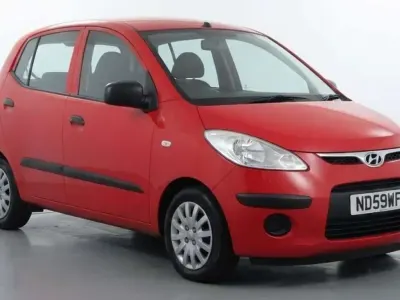 Used Hyundai i10 Classic 77 HP (56 kW) 2009 Red Hatchback