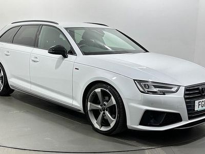 Used Audi A4 Black Edition 150 HP (110 kW) 2019 White Estate