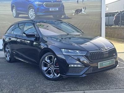 Used Skoda Octavia vRS 241 HP (177 kW) 2024 Black magic pearl effect Estate