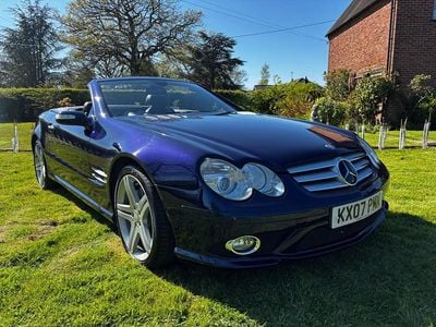 Used Mercedes SL500 Sport Edition 2007 Blue Cabriolet