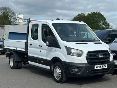 Used Ford Transit 131 HP (96 kW) 2024 Frozen white (solid colour) Cabriolet