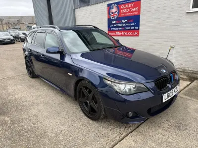 Used BMW 520 M Sport 177 HP (130 kW) 2009 Blue Estate