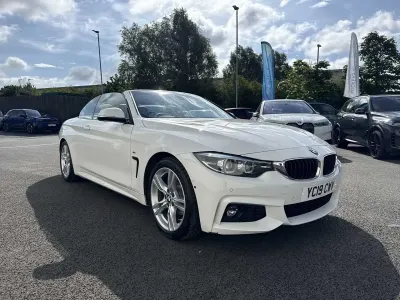 Used BMW 420 M Sport 181 HP (133 kW) 2019 White Cabriolet