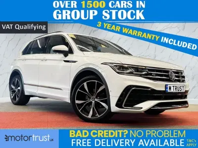 Used VW Tiguan R-line 150 HP (110 kW) 2022 White SUV