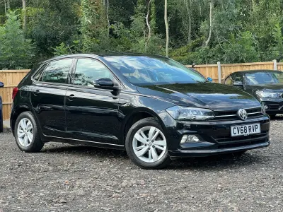Used VW Polo SE 93 HP (68 kW) 2018 Black Hatchback