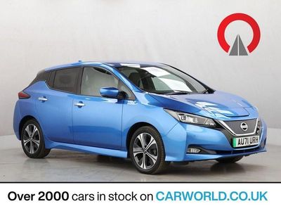 Blue Used 2021 Nissan Leaf Tekna Hatchback | £7,700 (Fair price)