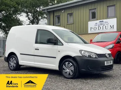Used VW Caddy 102 HP (75 kW) 2011 White MPV