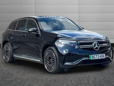 Used Mercedes EQC400 AMG Line Premium 300 kW (408 HP) 2023 Obsidian black SUV