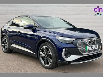 Used Audi Q4 Sportback e-tron S-Line 150 kW (204 HP) 2023 Blue SUV