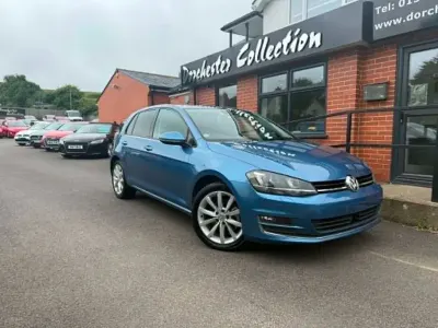 Used VW Golf VII GT 148 HP (108 kW) 2015 Blue Hatchback