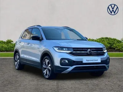 Used VW T-Cross Black Edition 95 HP (69 kW) 2023 Silver SUV