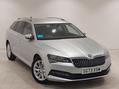 Used Skoda Superb SE Technology 150 HP (110 kW) 2023 Silver Estate