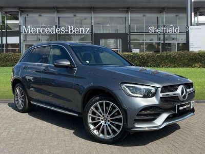 Begagnad Mercedes GLC300e AMG Line Premium 302 HK (222 kW) 2020 Grå SUV