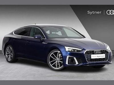 Blue Used 2021 Audi A5 Sportback S-Line Hatchback | £20,750 (Fair price)