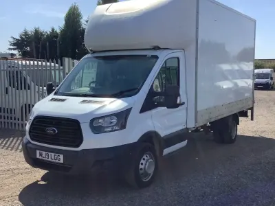 Used Ford Transit 130 HP (95 kW) 2019 White Van