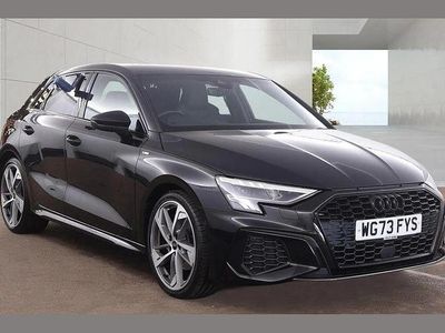 Used Audi A3 Black Edition 150 HP (110 kW) 2023 Black Sedan