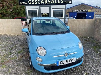 Blue Used 2015 Fiat 500 Pop Star Hatchback | £3,495 (Fair price)