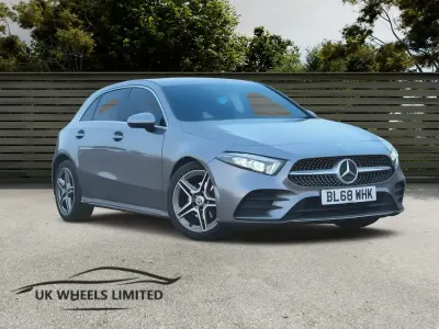 Used Mercedes A180 AMG line 114 HP (83 kW) 2018 Grey Hatchback