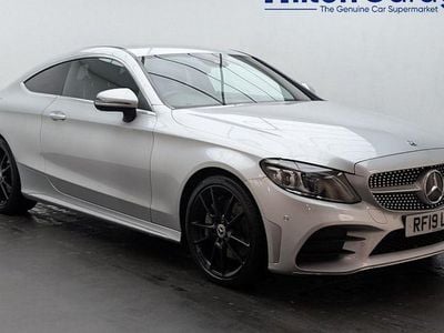 Silver Used 2019 Mercedes C300 AMG line Coupe | £17,750 (Good price)