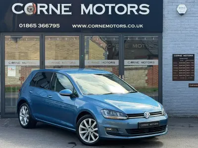Used VW Golf VII GT 140 HP (102 kW) 2013 Blue Hatchback
