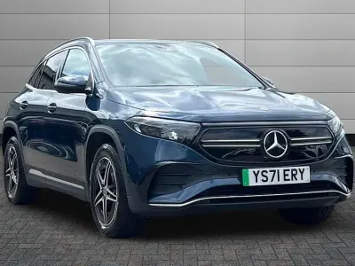 Used Mercedes EQA350 AMG line 211 kW (288 HP) 2022 Denim blue SUV