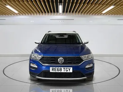 Used VW T-Roc Design 150 HP (110 kW) 2018 Blue SUV