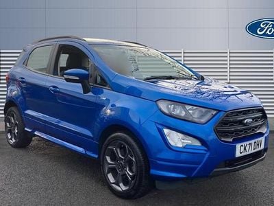 Blue Used 2021 Ford Ecosport ST-Line SUV | £11,909 (Fair price)