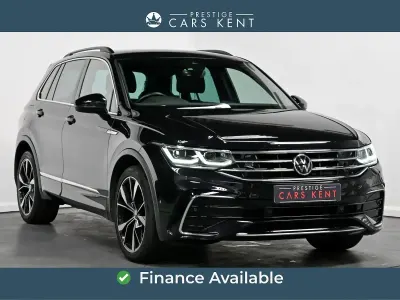 Used VW Tiguan R-line 150 HP (110 kW) 2021 Black SUV