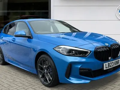Used BMW 118 M Sport 134 HP (98 kW) 2023 Blue Hatchback