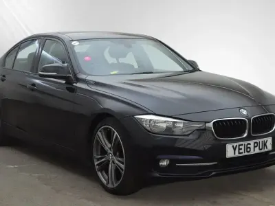 Used BMW 320 Efficient Dynamics 163 HP (119 kW) 2016 Black Sedan