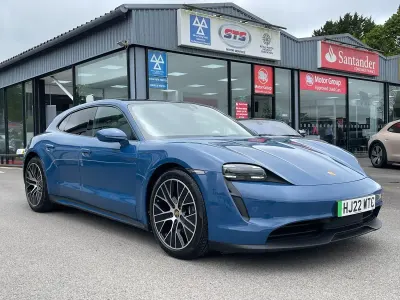 Used Porsche Taycan Sport Turismo Performance Package 78 kW (107 HP) 2022 Blue Estate