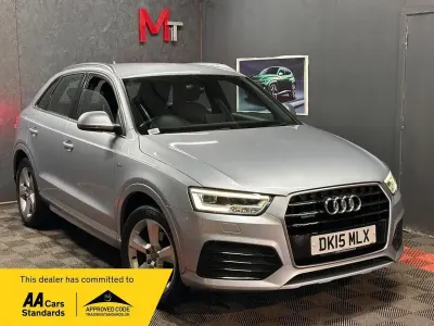 Usado Audi Q3 S-Line 150 CV (110 kW) 2015 Plateado SUV