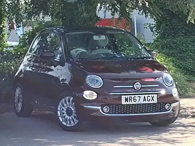 Used Fiat 500 Lounge 69 HP (50 kW) 2017 Red Hatchback
