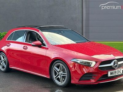 Used Mercedes A220 AMG Line Premium Plus 190 HP (139 kW) 2019 Red Hatchback