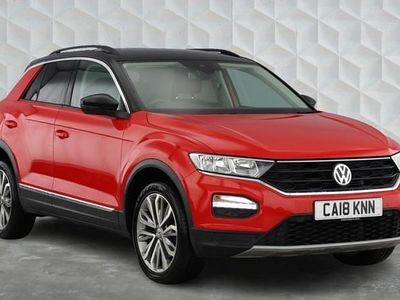 Flash red Used 2018 VW T-Roc Design SUV | £13,000 (Fair price)