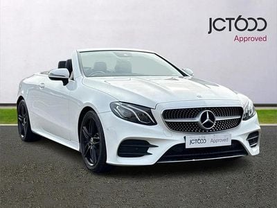 Used Mercedes E220 AMG Line Premium 191 HP (140 kW) 2018 White Cabriolet