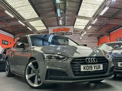 Used Audi A5 Black Edition 241 HP (177 kW) 2019 Grey Coupe