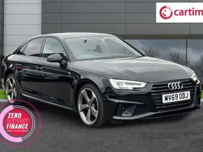 Used Audi A4 Black Edition 245 HP (180 kW) 2019 Black Sedan