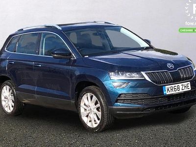 Used Skoda Karoq SE L 116 HP (85 kW) 2019 Blue SUV