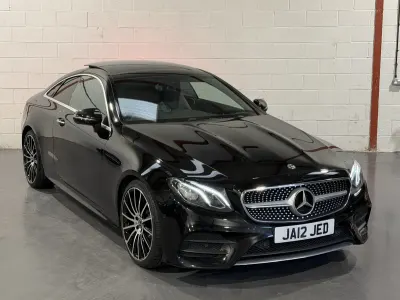 Used Mercedes E220 AMG Line Premium 2018 Black Coupe