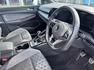 Used VW Golf VIII R-line 150 HP (110 kW) 2022 Silver Hatchback