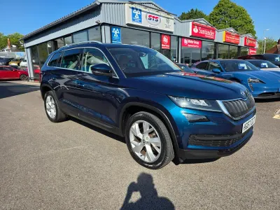 Used Skoda Kodiaq 180 HP (132 kW) 2017 Blue SUV