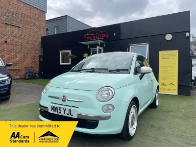 Używany Fiat 500 S 69 KM (50 kW) 2015 Zielony Hatchback